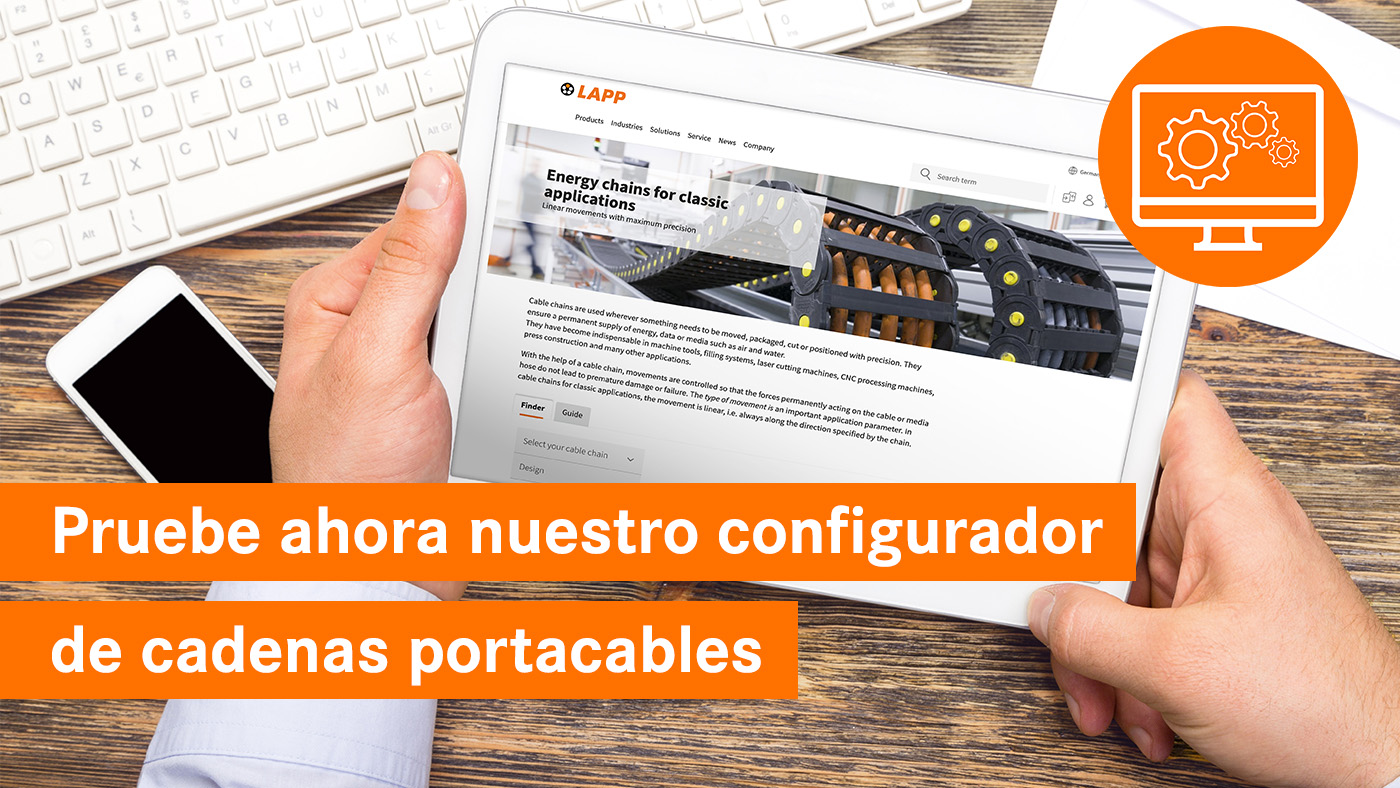 Montajes de cadenas portacables