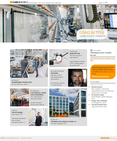 CABLE WORLD online magazine - Latest issue