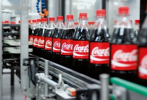 Coca-Cola bottling plant. Photo: Coca Cola Coca-Cola bottling plant. Photo: Coca Cola