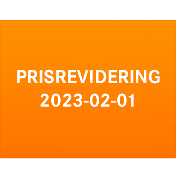 Prisrevidering fr o m 2023-02-01