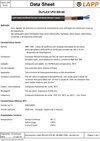 Datasheet completo com as especificações técnicas do cabo ÖLFLEX® VFD BR. Datasheet completo com as especificações técnicas do cabo ÖLFLEX® VFD BR.