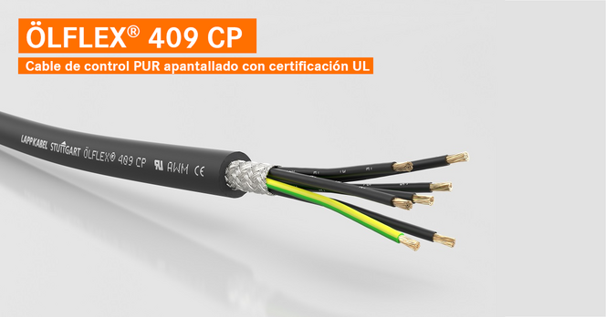 Cable de control PUR apantallado con certificación UL de LAPP Cable de control PUR apantallado con certificación UL de LAPP