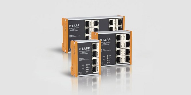 Сетевые коммутаторы ETHERLINE® ACCESS для PROFINET настолько компактны, что подходят даже для децентрализованных шкафов управления оборудованием Сетевые коммутаторы ETHERLINE® ACCESS для PROFINET настолько компактны, что подходят даже для децентрализованных шкафов управления оборудованием
