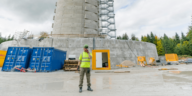 Centrale éolienne avec batterie à eau, le stockage d'énergie naturelle à Gaildorf Centrale éolienne avec batterie à eau, le stockage d'énergie naturelle à Gaildorf