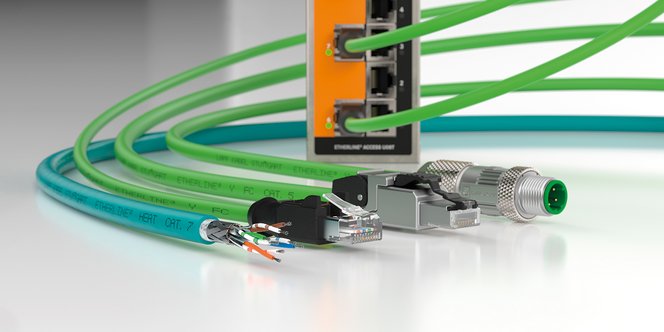 Ethernet kabler til industrielle applikasjoner