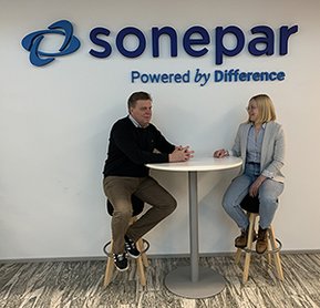 LAPP’s Business Development Manager Martti Peitsara and Sonepar’s Product Manager Essi Pulkkinen. LAPP’s Business Development Manager Martti Peitsara and Sonepar’s Product Manager Essi Pulkkinen.