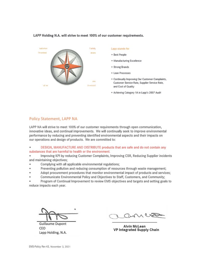 https://lappdigitallibrary.cld.bz/LAPP-Policy-Statement1 https://lappdigitallibrary.cld.bz/LAPP-Policy-Statement1