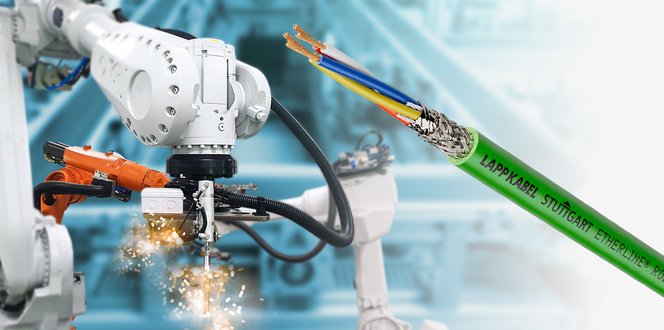 Første type R-robotkabel – Ny standard for PROFINET kabler i industrirobotter