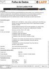 Datasheet completo com as especificações técnicas do cabo ÖLFLEX® CLASSIC PP BR.