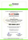 Zertifikat ISO 50001 EN-2012
