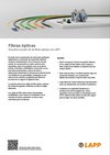 LAPP flyer de soluciones para fibra óptica industrial
