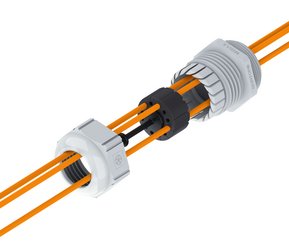 Prensaestopas para cables de fibra óptica