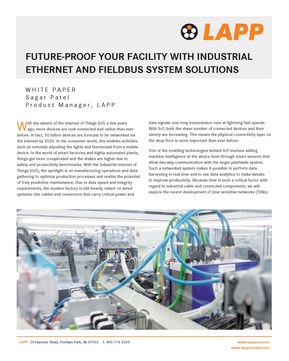 Future Proof IDC Industrial Ethernet FieldBus Page 1