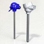 Sensors and thermowells with special coating