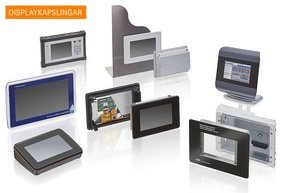 Apparatlåda / kapsling för integrering av displayer och pekskärmar