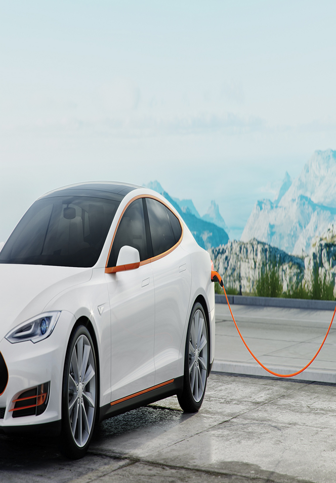 eMobilité : Tesla avec câble de charge de LAPP