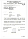 Certifikat IBExU Institut für Sicherheitstechnik GmbH