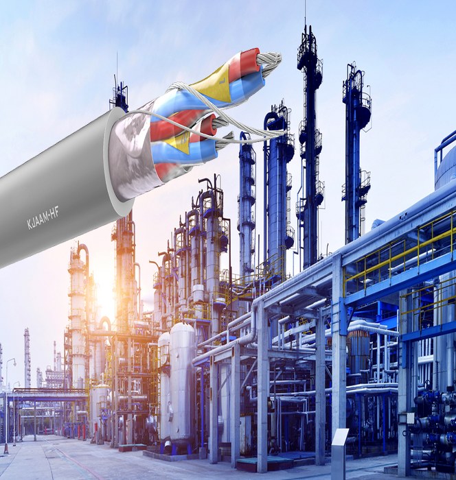 KJAAM-HF – Halogenfri instrumentkabel för tuffa EMC-miljöer