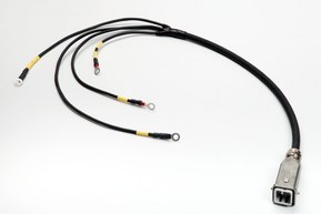 Cable with ring eyelets