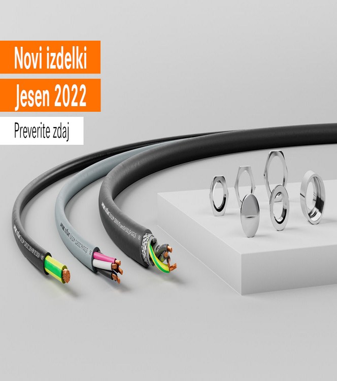 Novi izdelki LAPP - kabli, konektorji, stikala za industrije