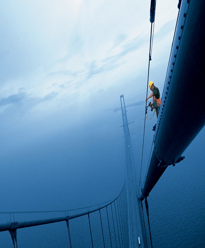 Sur le pont Öresund, de renommée mondiale, en Suède, les lignes installées ont été marquées avec des produits FLEXIMARK®.