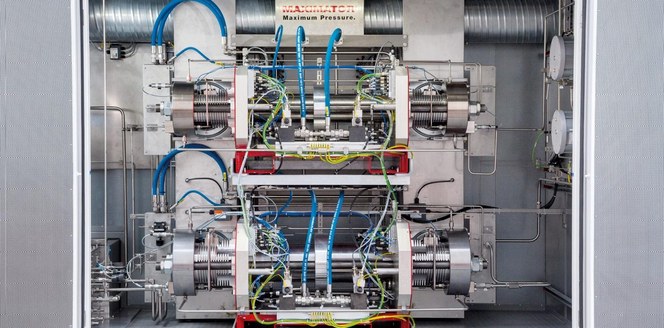 © Maximator: A Maximator Hydrogen é especialista na construção de estações de abastecimento de hidrogénio © Maximator: A Maximator Hydrogen é especialista na construção de estações de abastecimento de hidrogénio