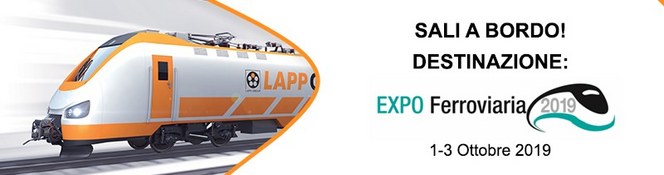 Lapp Italia partecipa a Expo Ferroviaria 2019 Lapp Italia partecipa a Expo Ferroviaria 2019