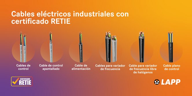 Cables eléctricos industriales LAPP con certificado RETIE