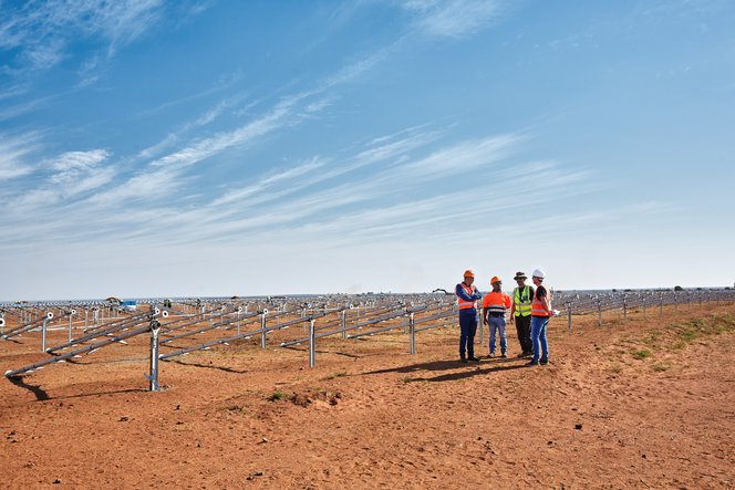 2020년, 남아프리카에서 가장 큰 태양광 공원 중 하나