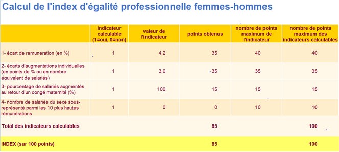 Gender equality index