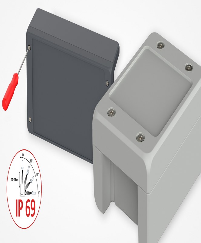 Bocube Alu S – modernt designad elektronik- och industrikapsling med lockskruvar