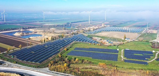 Österrikes största solcellsanläggning