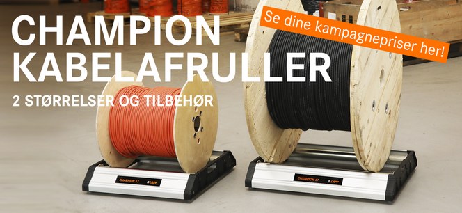 Kampagnepriser på champion kabelafruller Kampagnepriser på champion kabelafruller