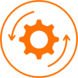 Icon techn reklamation orange