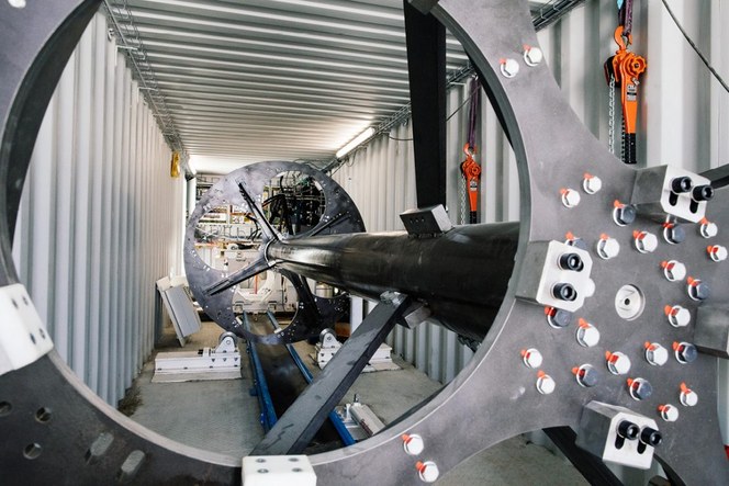 The TUM Boring tunnel boring machine under construction The TUM Boring tunnel boring machine under construction