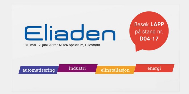 Møt LAPP på Eliaden 2022 Møt LAPP på Eliaden 2022