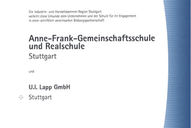 Bildungspartnerschaft Anne-Frank-Gemeinschaftsschule und Realschule Stuttgart_seit 10/2016