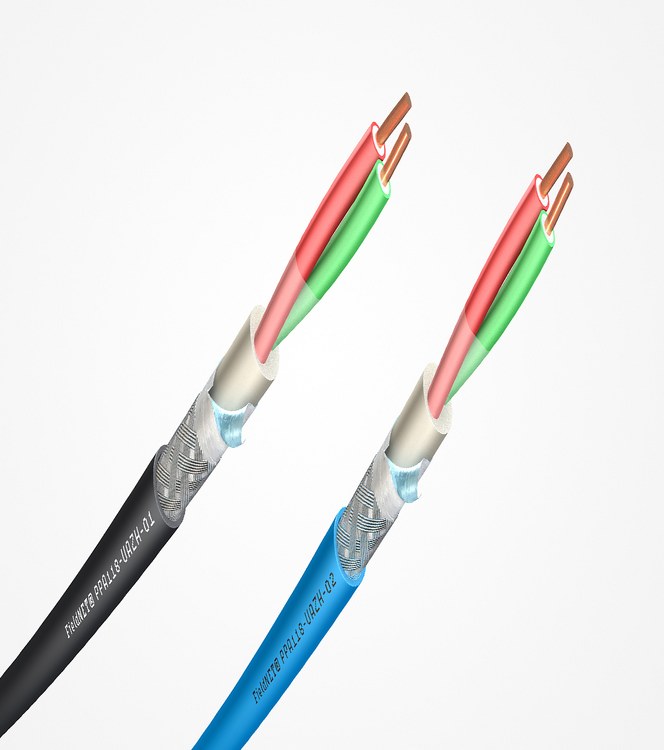Halogenfrit Profibus-kabel til tilslutning af aktuatorer og sensorer