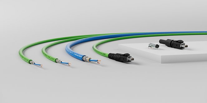 Verktøyet IC-Selector hjelper deg å finne frem til riktig kabel og kontakt for Industriell Kommunikasjon.