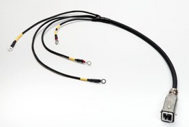 Kabel s kruhovými kabelovými oky