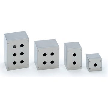 SPN151612 ROSTFRI TRYCKKNAPPSLÅDA 4 HÅL
