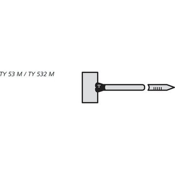 CABLE TIES TY-RAP TY 532 M 212X2.4 NA