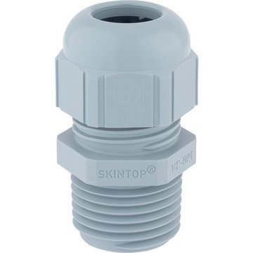 SKINTOP STR NPT 3/8IN RAL 9005 BK