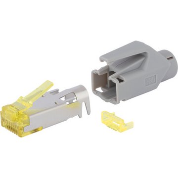 RJ45 Stecker TM31 Hirose Cat.6A GY