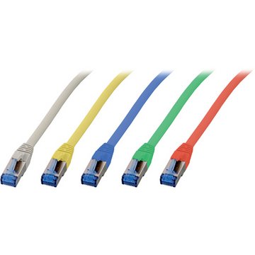 RJ45 PC Cat.6A S/FTP H GN 0,5m