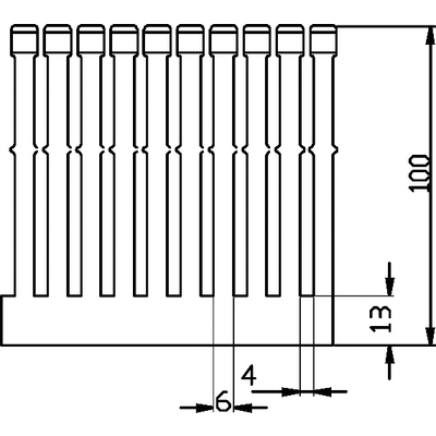 Kabelkanaler, smal slits, PVC