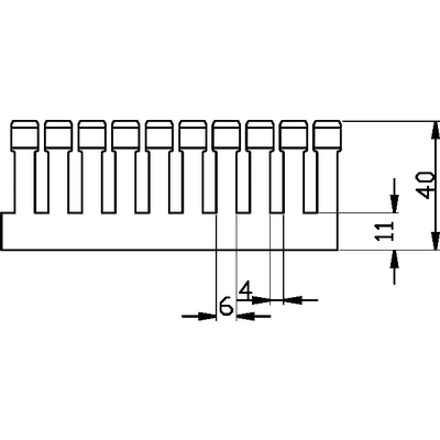 Kabelkanaler, smal slits, PVC