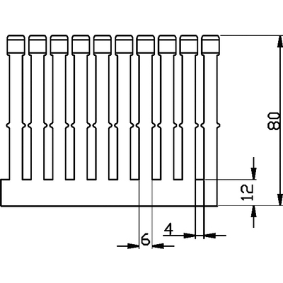 Kabelkanaler, smal slits, PVC