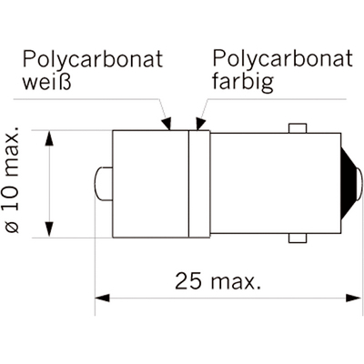 LED BA9s StarLED 18602