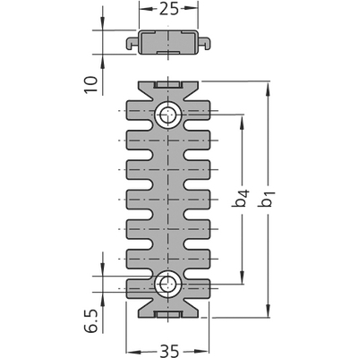 Ändfästen universal UNIFLEX advanced 1555